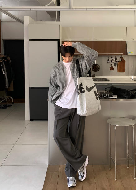 Ever Ranger Round Tuck Side Banding Semi-Wide Slacks