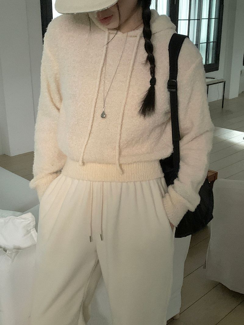 [MADE] Bear fleece-to-way wide pants