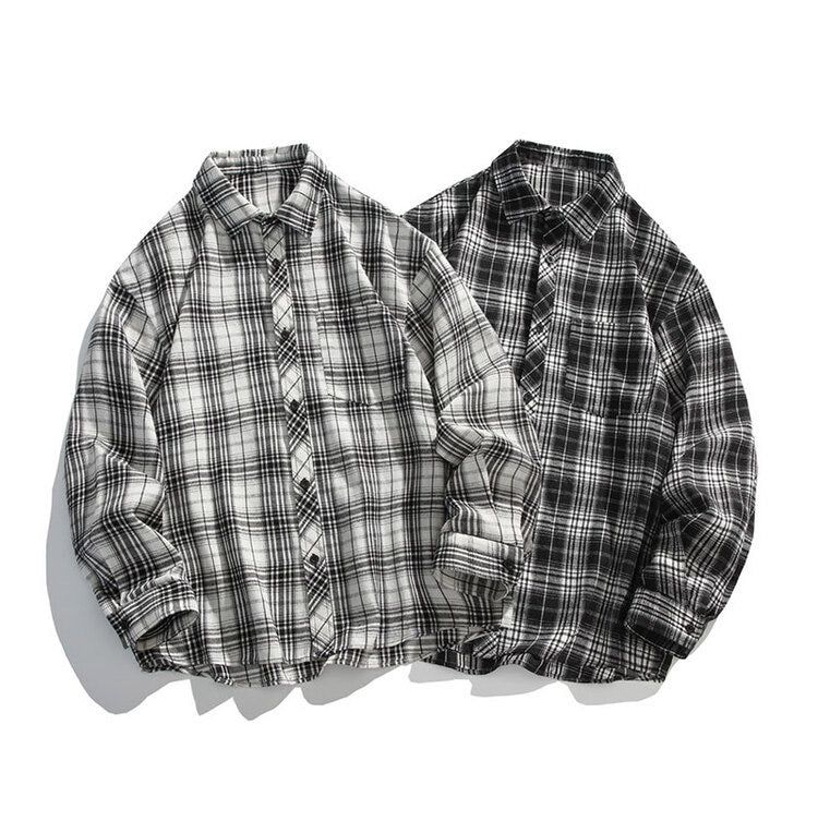COZINESS（コジネス）の「D Glen Checkered Long Sleeve Shirt (2 colors)（Tops）」