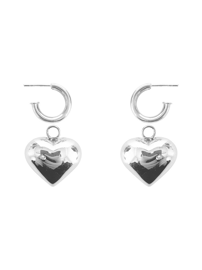 Oversize Heart Earrings