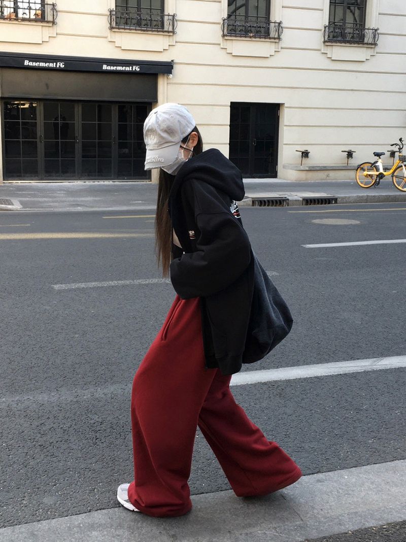 [Bellide made] Newer, two-way wide training pants