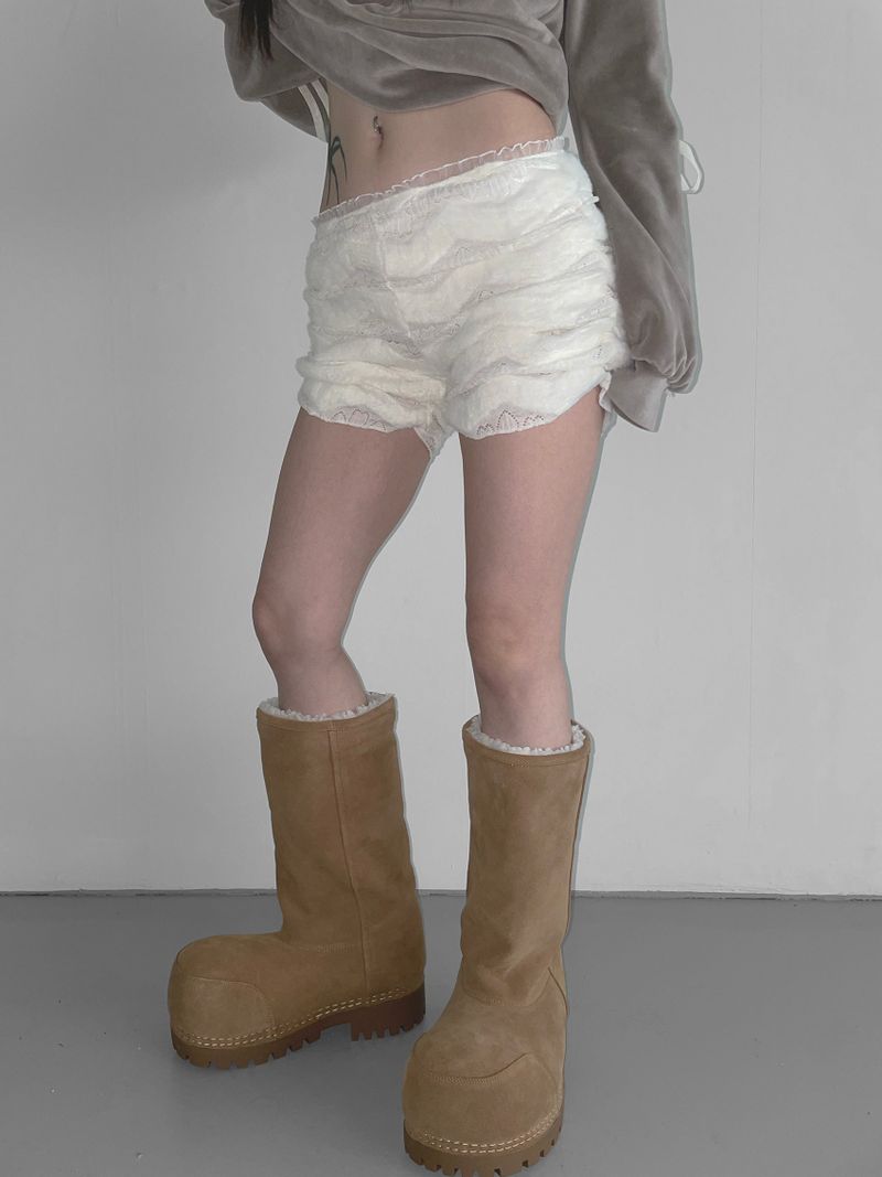 snow winter suede boots(3 color) 