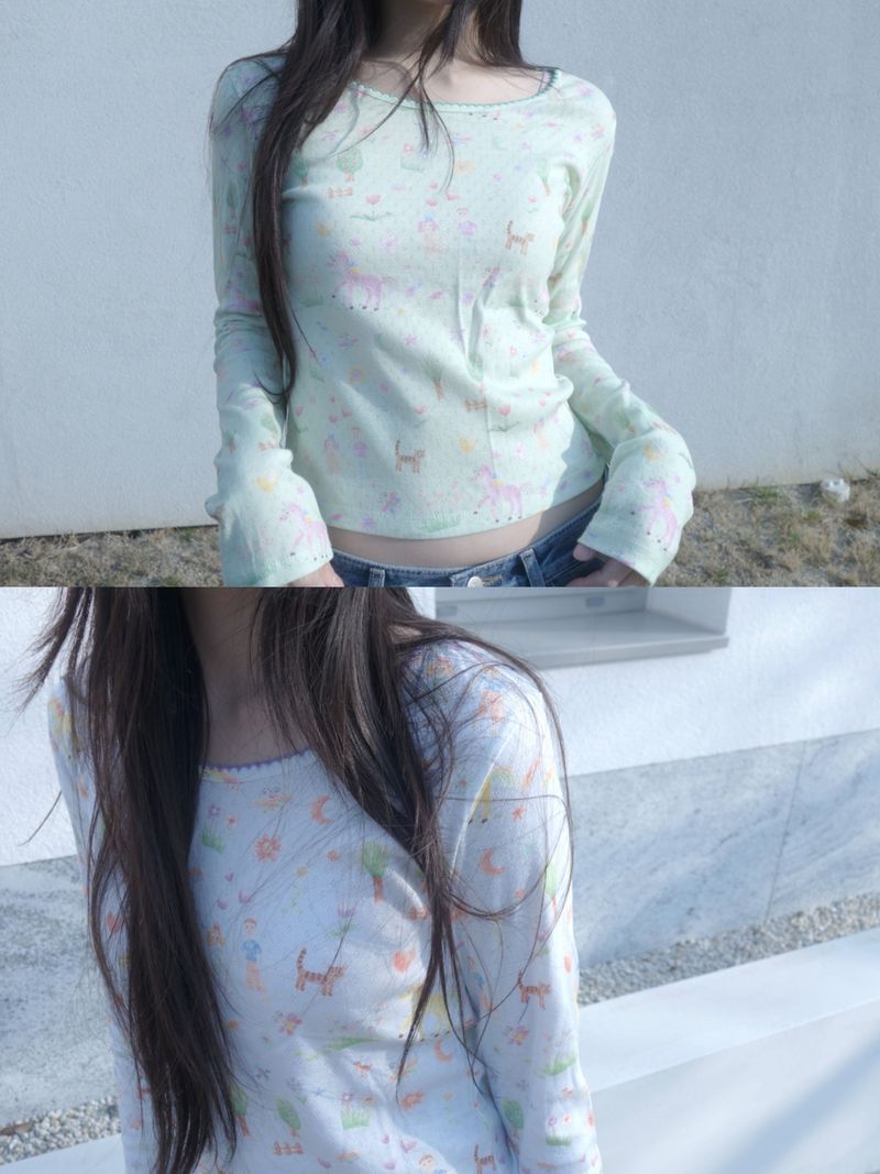 ZELENA（ゼレナ）の「zoo tee（Tops）」