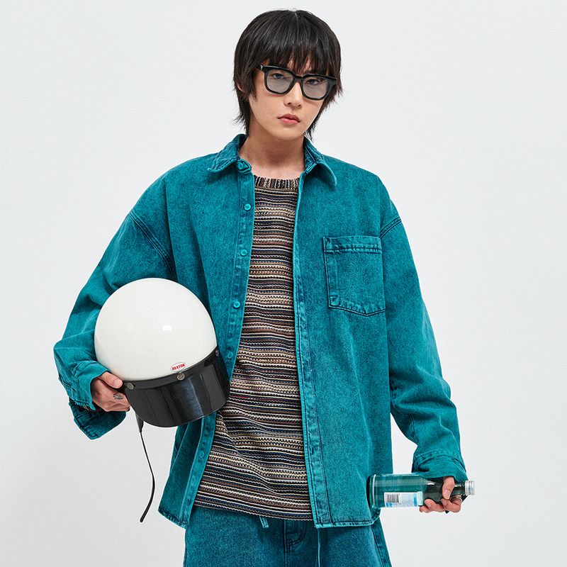 C Wear by the Genius（シーウェア バイザジーニアス）の「SOJU DENIM SHIRT（Tops）」