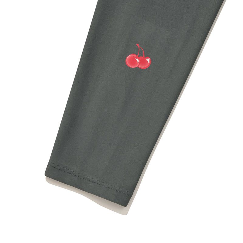 SMALL CHERRY WATER LEGGINGS [CHARCOAL]