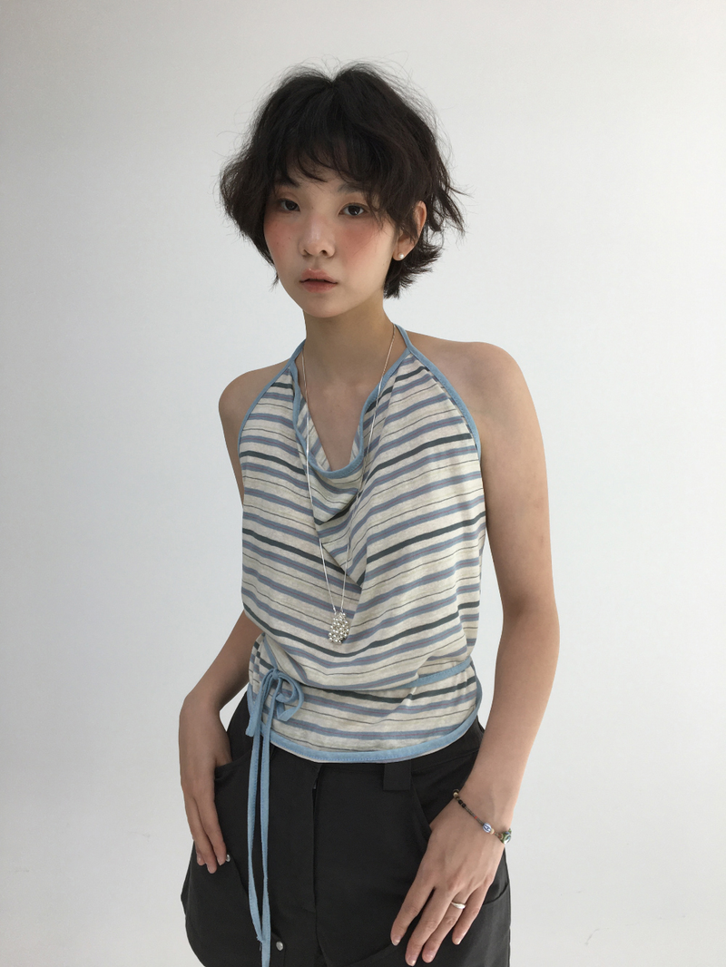 DUGGY（ダギー）の「If Strap Halterneck Sleeveless (2color)（Tops）」
