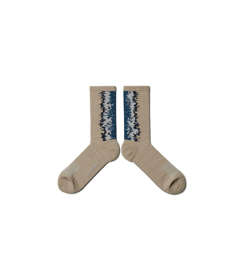 LANDING Midcalf socks (3 pair in - Gradient Red, Cyan, Blue)