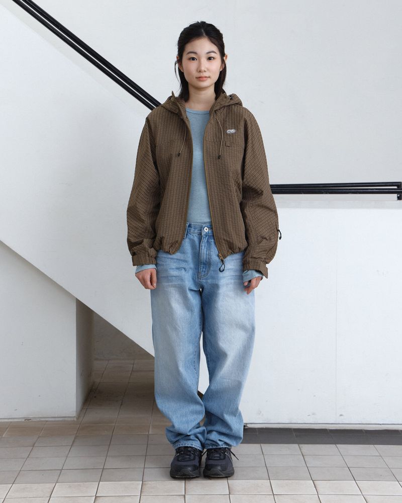 Plaid Light Tech Wind Jacket
