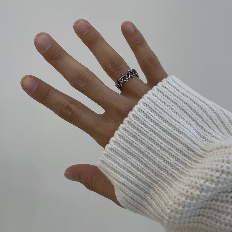 laurel wreath ring (925silver)