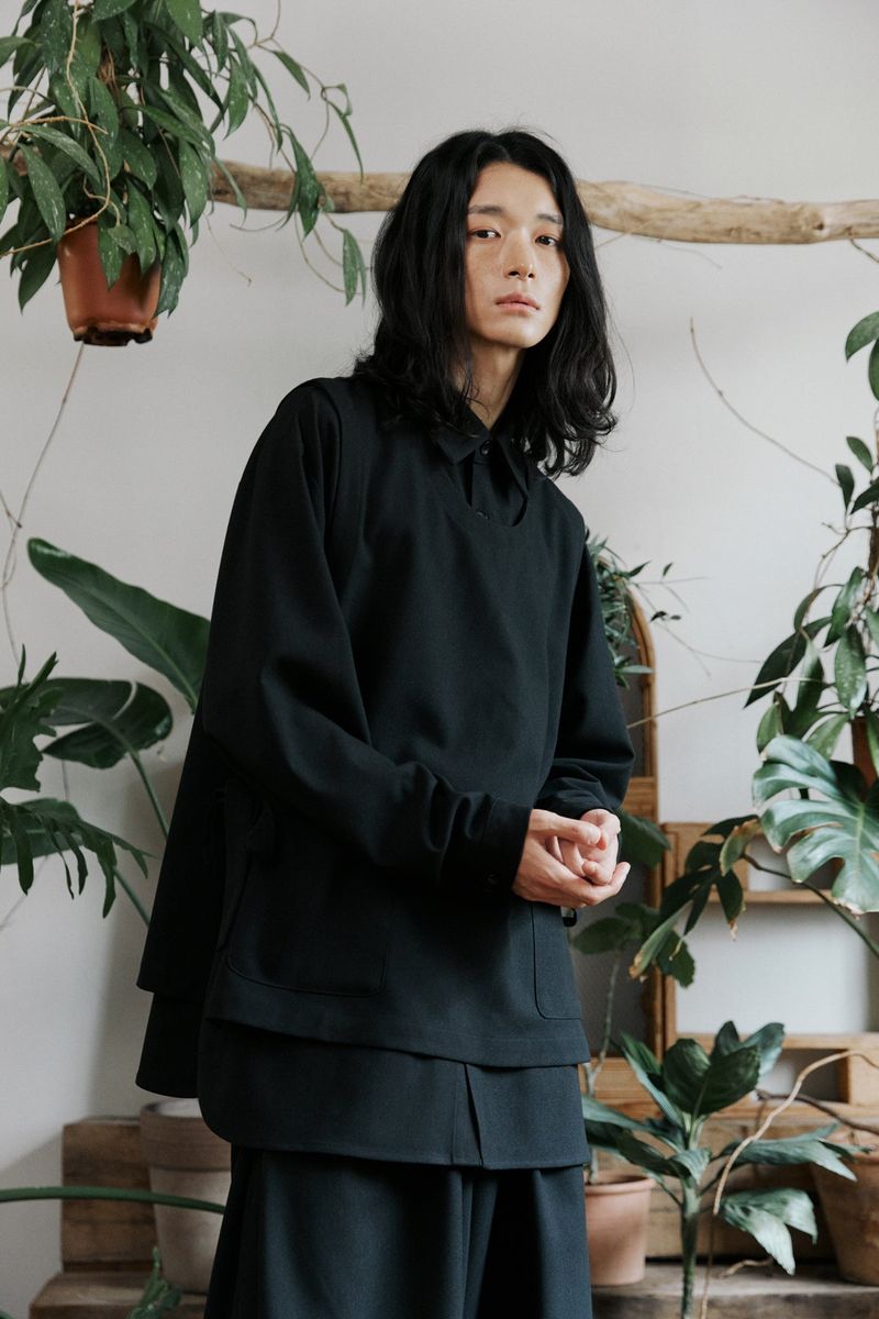 unisex shirts vest black