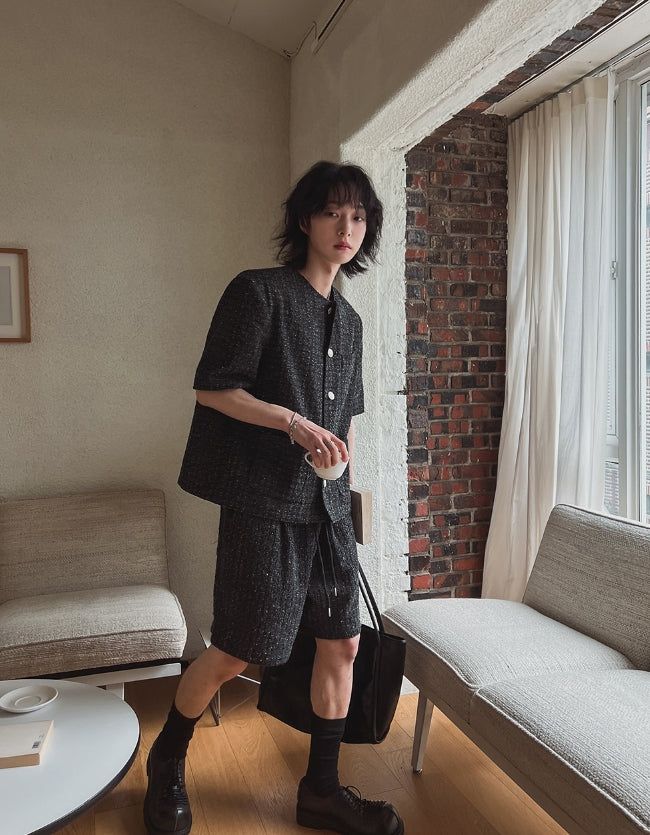 Lione Tweed Half Jacket