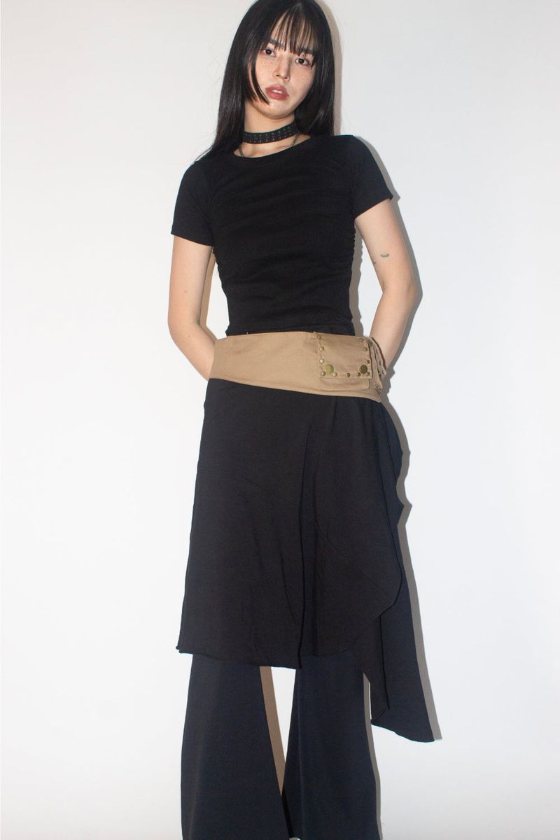 cotton pocket belt bag