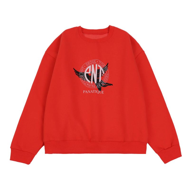 Overfit Panatique Logo Sweatshirt_ORANGE