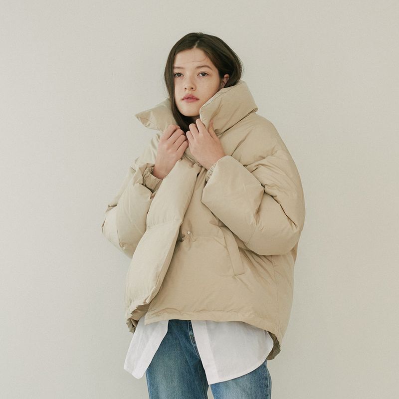 CASUAL PADDED JACKET (BEIGE)