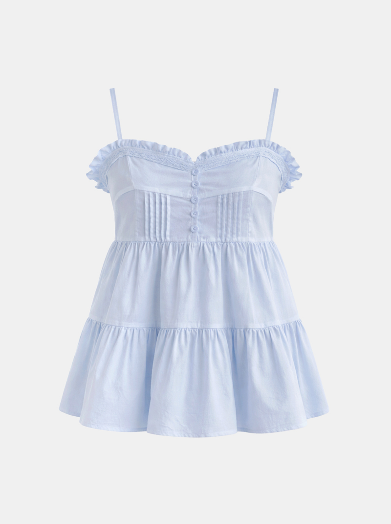 Sera Frill Volume Cami Blouse