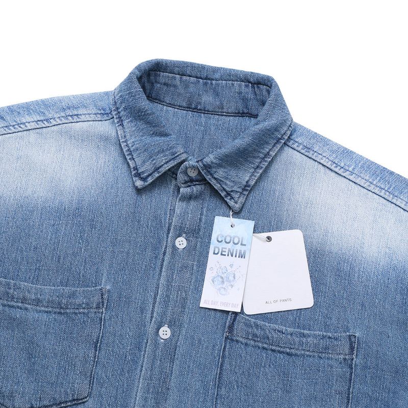 LMN Age Cooling Linen Denim Set-up Jacket (3 colors)