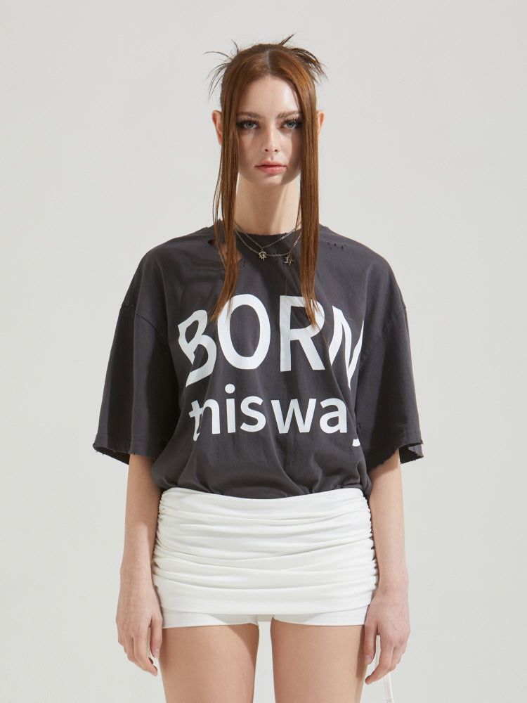 ボーンディスウェイtシャツ
