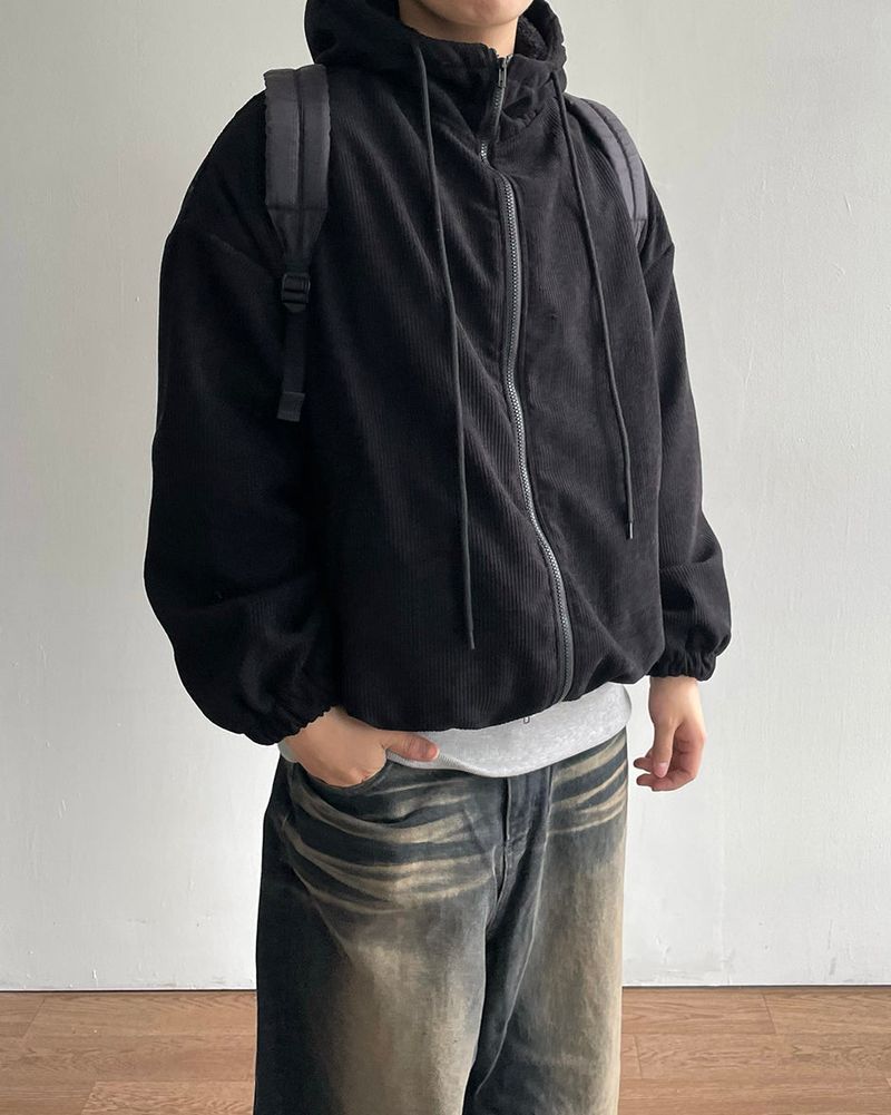 North Corduroy Hooded Jacket