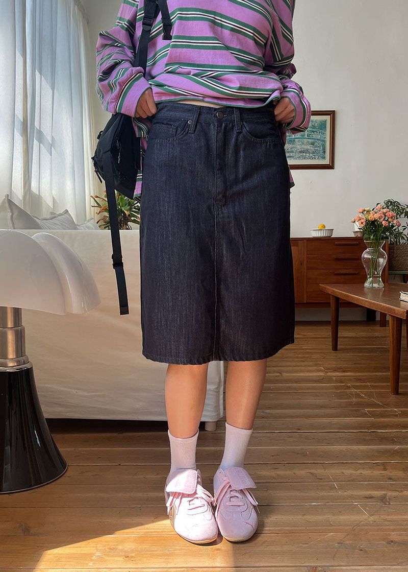 NONFADE MIDI SKIRT