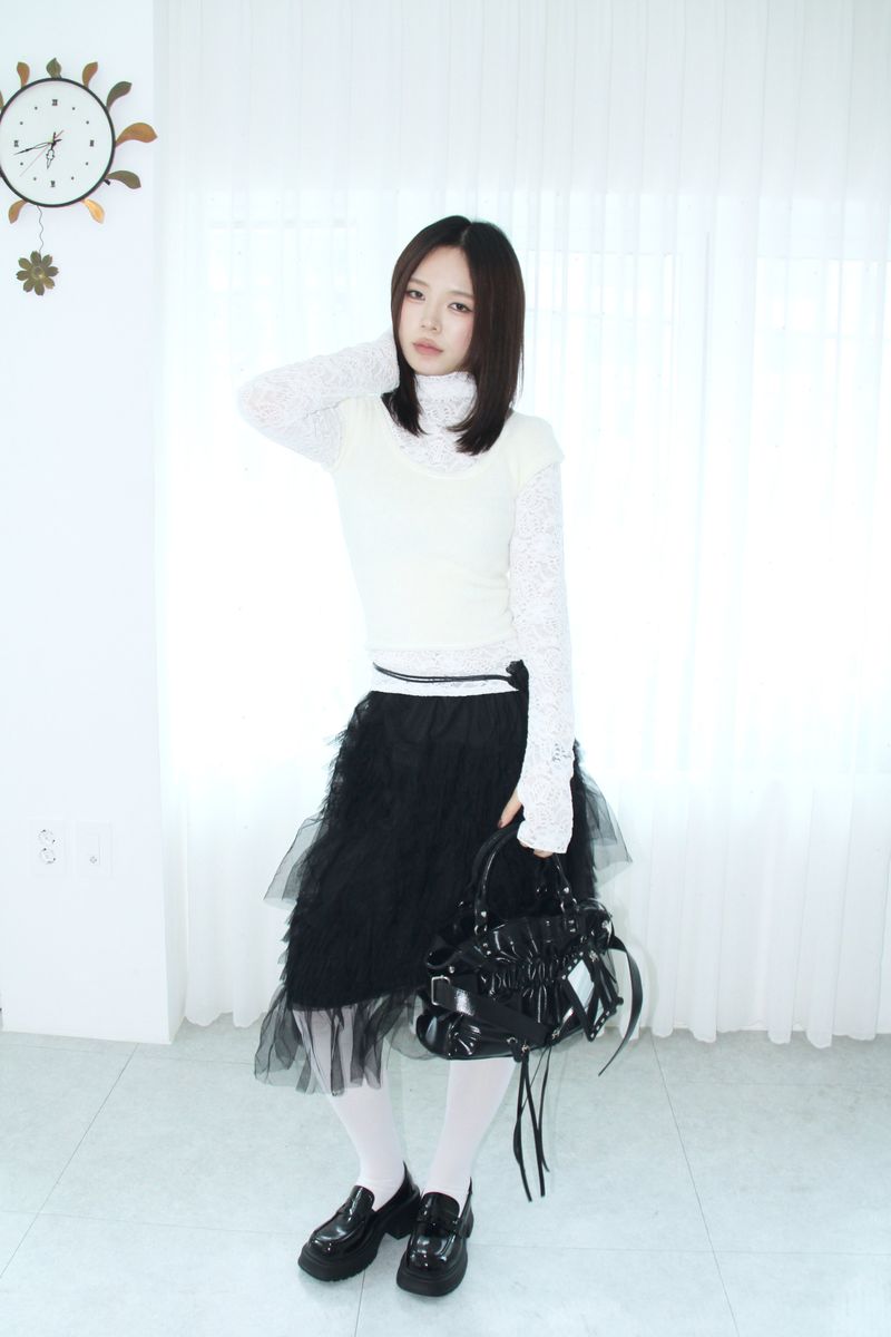 Shirring Buckle 2Way mini Shoulder Bag