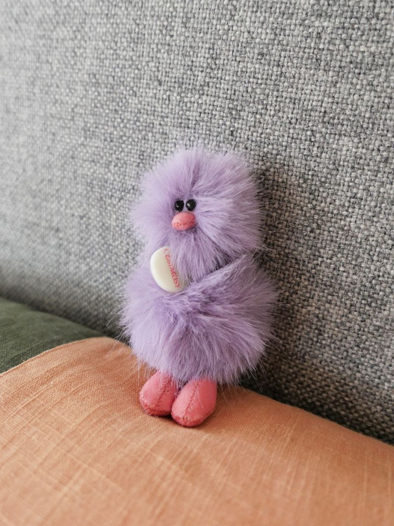Cosymosy Mini Bird Keyring - Lavender