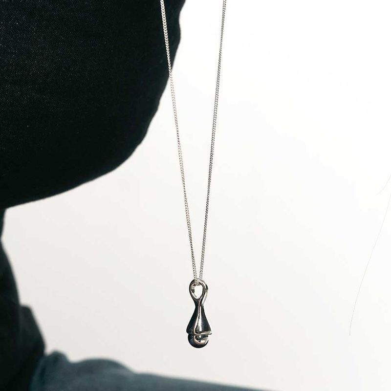 Hei（ヘイ）の「lighting pendant long necklace（Accessories）」