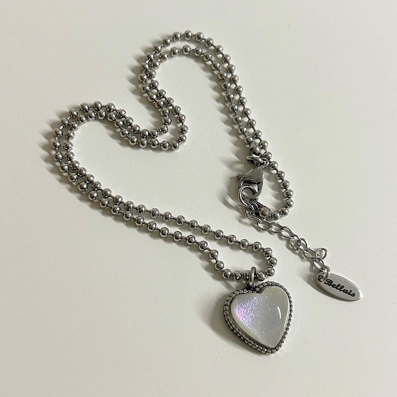 BELLAIS（ベライス）の「オーロラプラムハートネックレス（アクセサリー）」