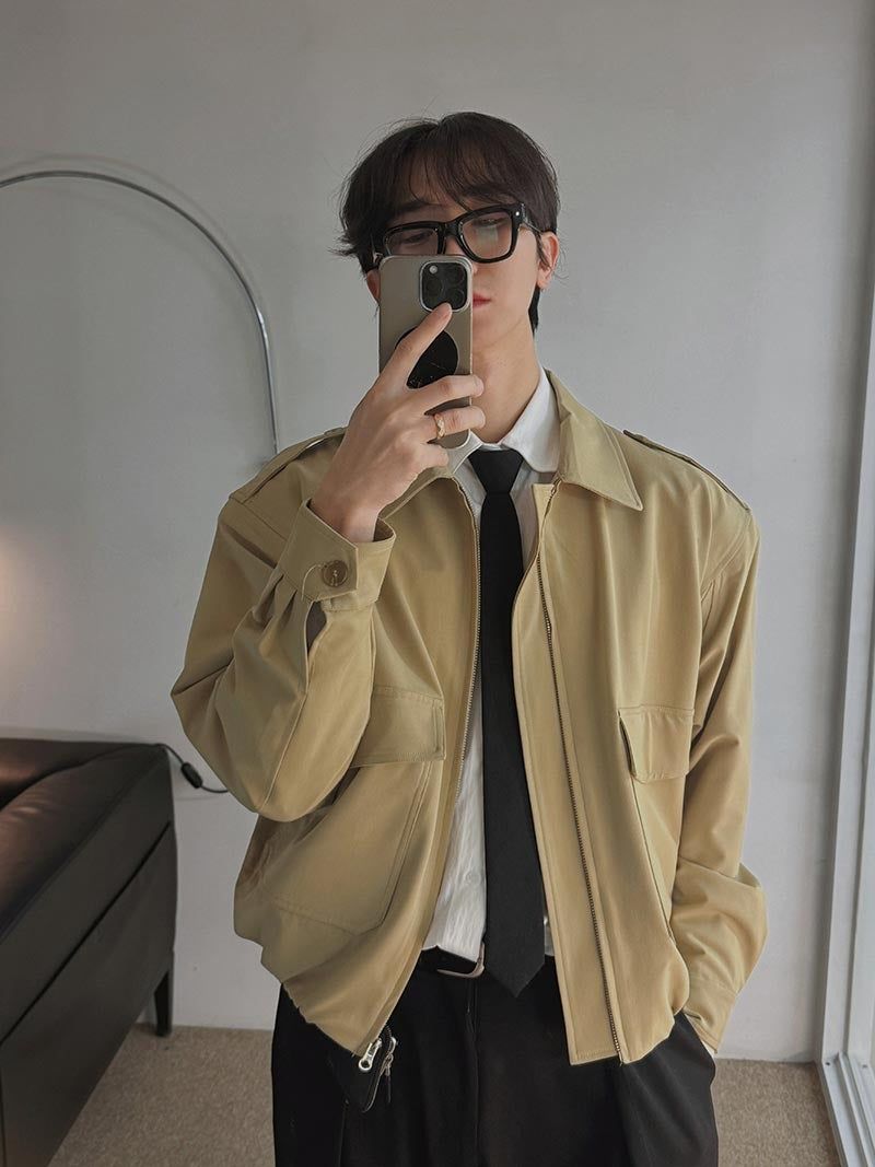 [Premium] 3 TAP Technical Epaulet Blouson (2color)