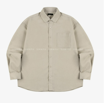  Square Pocket Overfit Corduroy Shirt