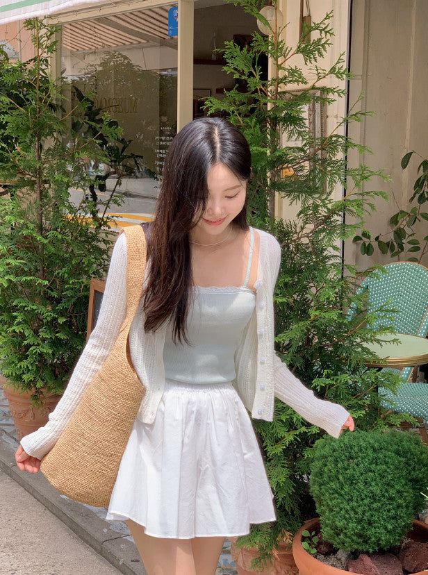ML Summer Flare Mini Skirt Pants (2color)