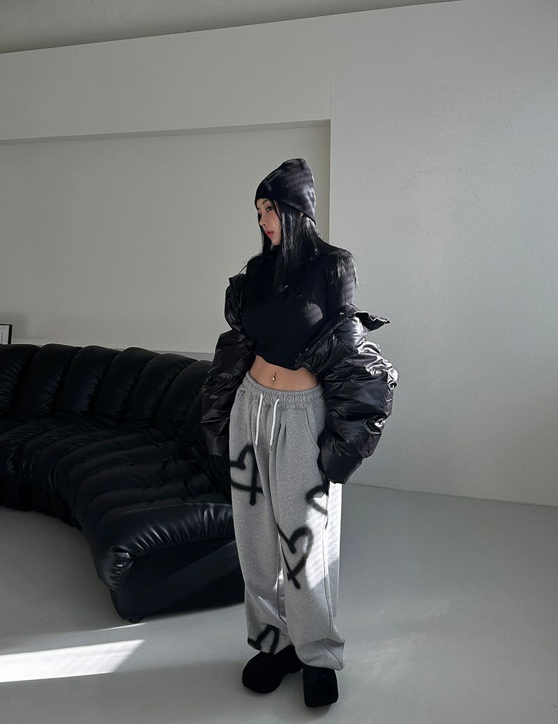 Crop cropped wellon short padded coat
