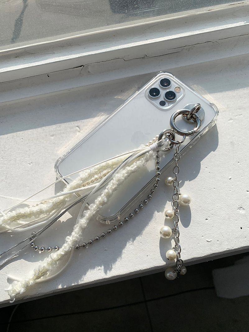 Boucle Mix Long Tassel Keychain