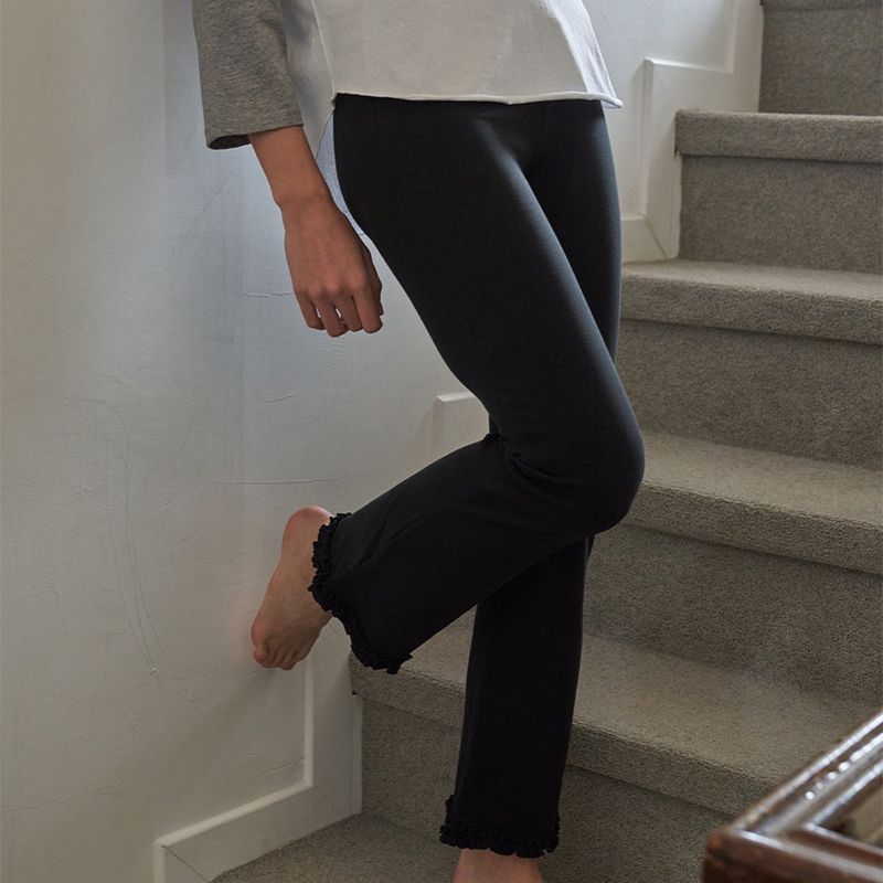 Soft Frill Easy Pants
