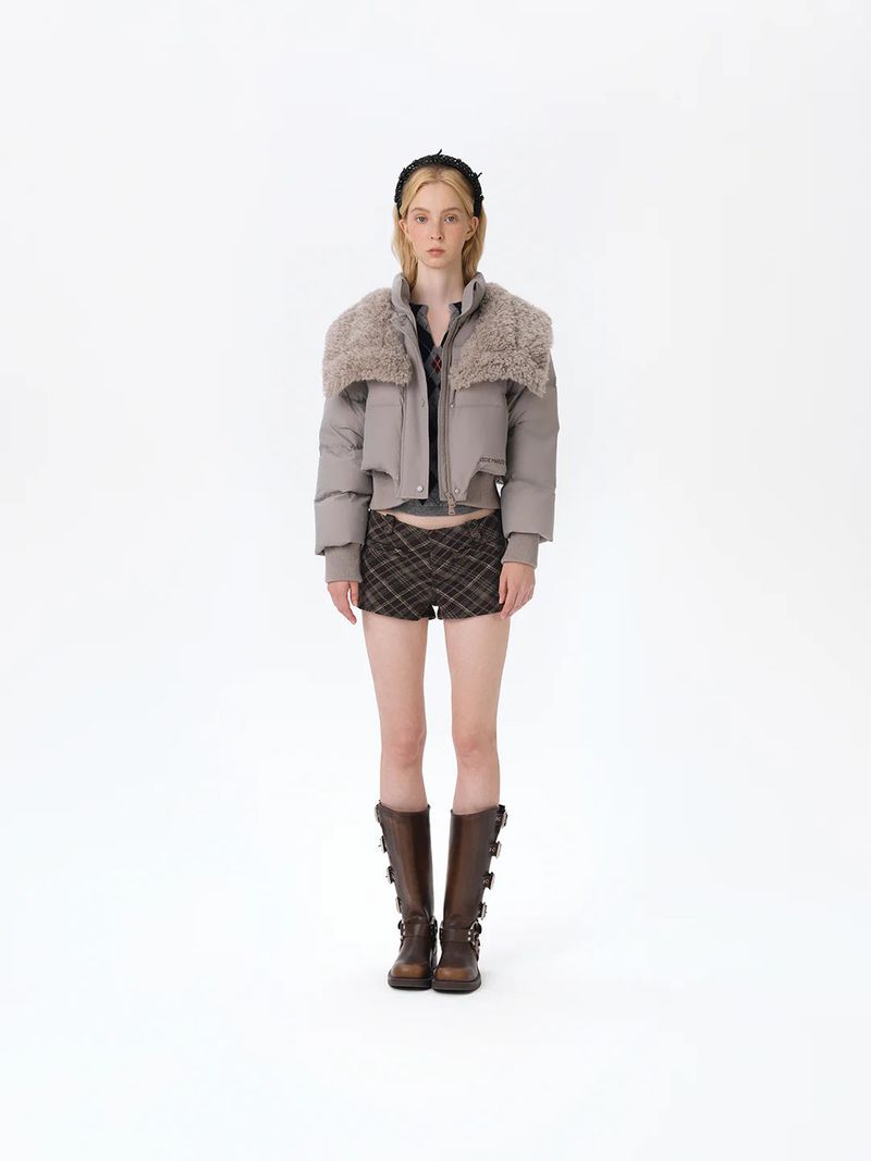 13DE MARZO（トレセ・デ・マルゾ）の「13DE MARZOドゥーゾーデタッチャブルショートダウンジャケット グレー（ジャケット/アウター）」
