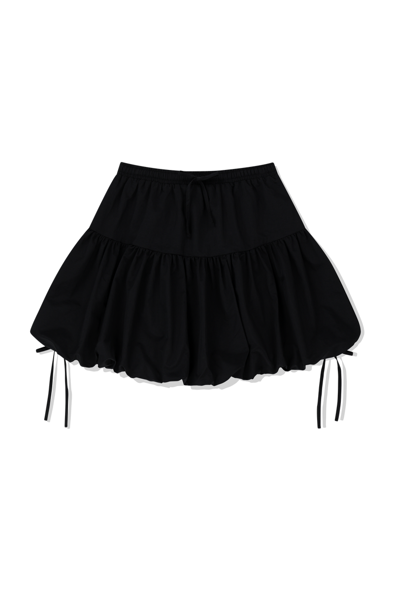 SHIRRING BALLOON SKIRT
