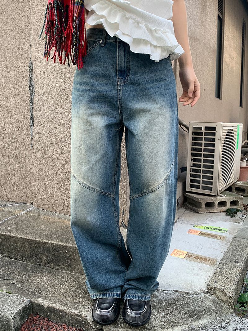 BIAS WIDE JEANS (2C)