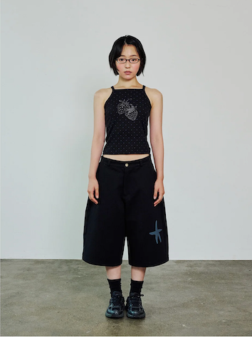 DOT STAR STRAWBERRY SLEEVELESS
