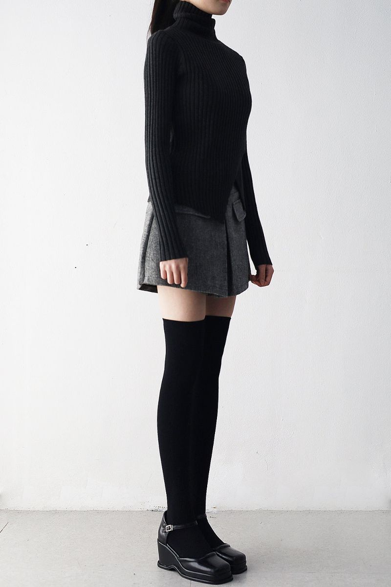Tully Wool Blend Shorts (Belt Set)
