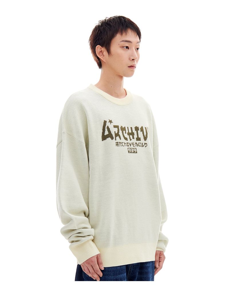 JP LOGO KNIT (CREAM)