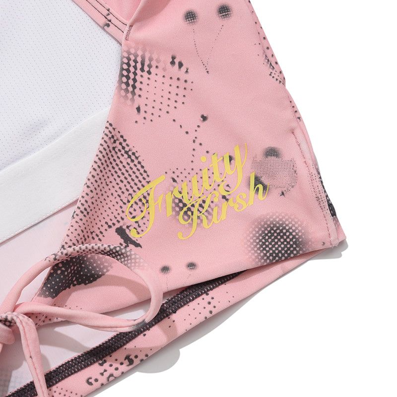 LAYERED LONG SLEEVE RASHGUARD [PINK]