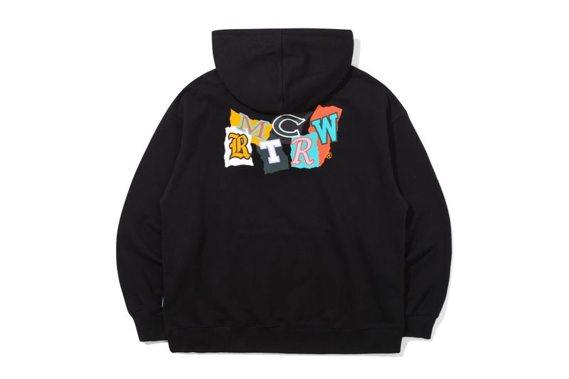 OUT FONT LOGO HOODIE