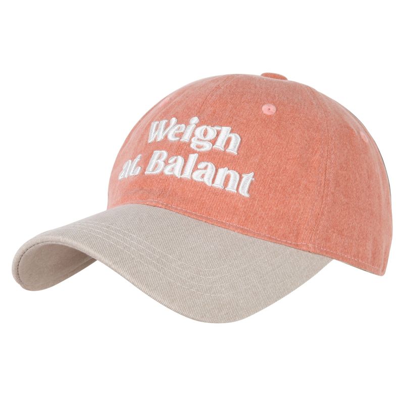 2-Tone Washed Ball Cap - Orange