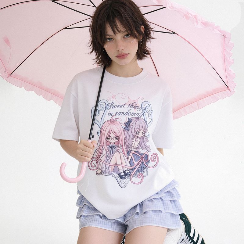 RANDOMOFF（ランダムオフ）の「SWEET GIRLS T-SHIRT (3color)（Tops）」