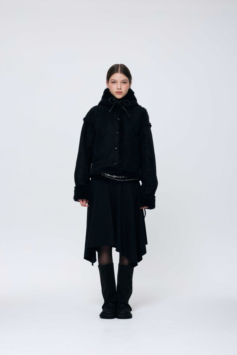 ARIKIM（アリキム）の「ADORABLE HOOD MUSTANG / BLACK（Jackets/Outerwear）」