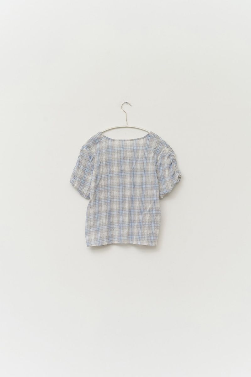 (W) Heal Shirring Blouse