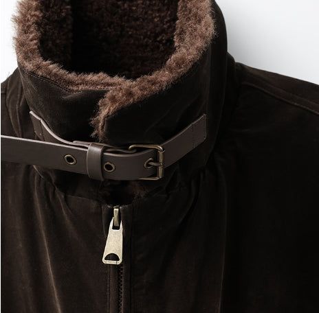 ★Bridge Velvet One Buckle Mustang