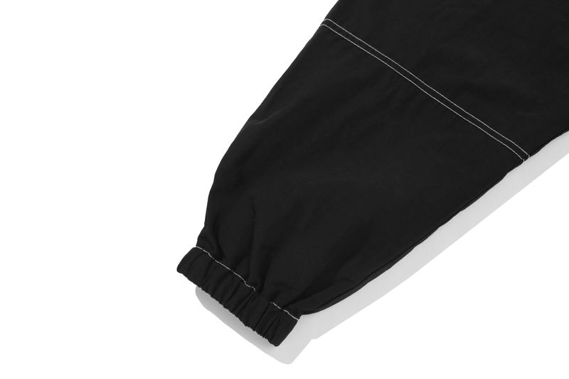 OUT STITCH WIND JACKET_BLACK