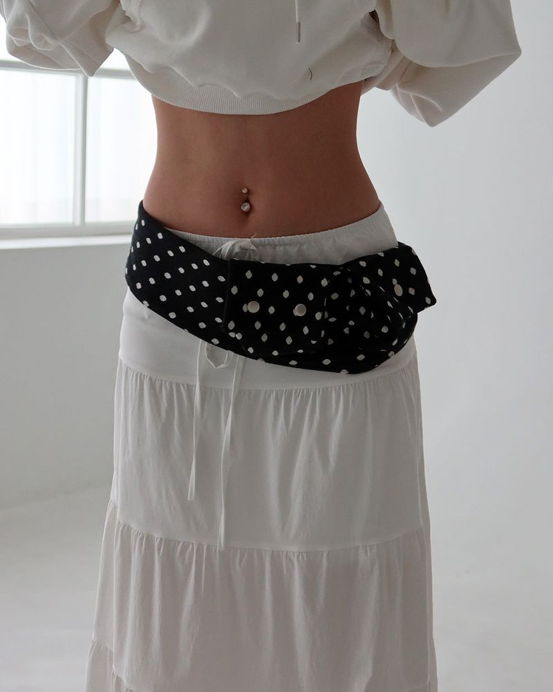 dot dot dot pocket wide belt