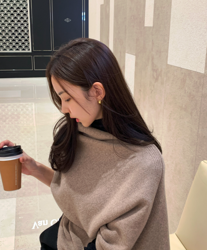 Vice Cashmere Knit Cape / 5 colors