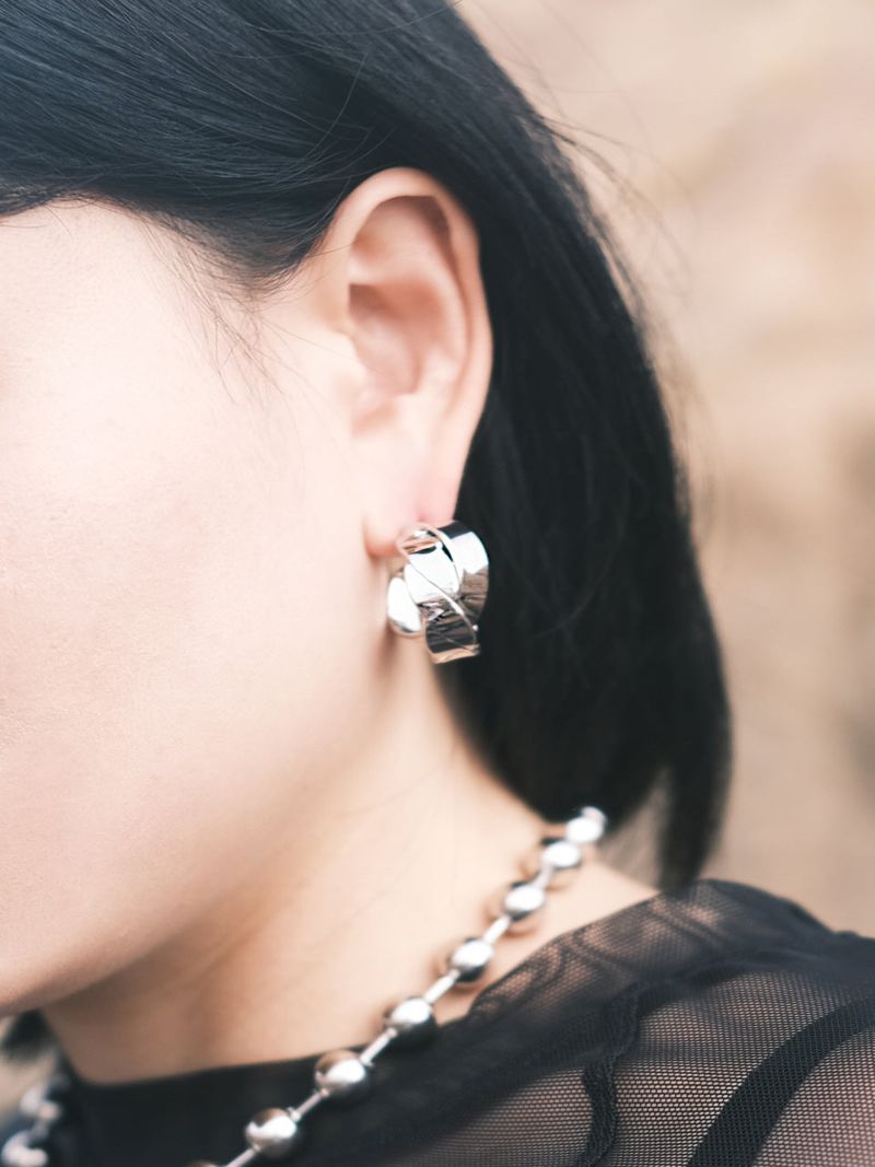 no.15 earring silver